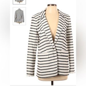 NWT LOFT Striped Knit Modern Blazer